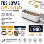 UltraCare® - Limpiador Ultrasónico para Joyas | Ideal para Oro, Plata, Gafas y Relojes